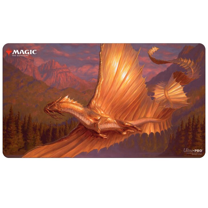 Ultra Pro - Standard Playmat - Magic: Adventures in the Forgotten Realms Adult Gold Dragon / V2