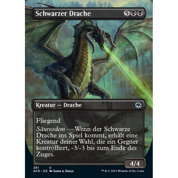 Schwarzer Drache