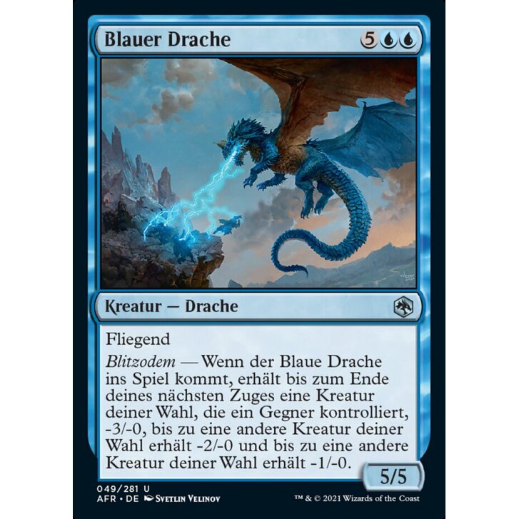 Blauer Drache