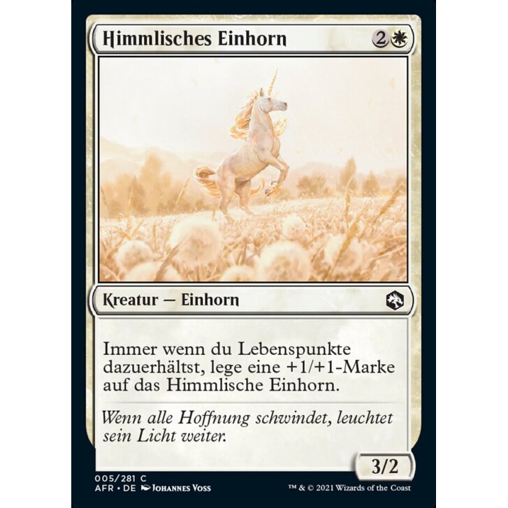 Himmlisches Einhorn