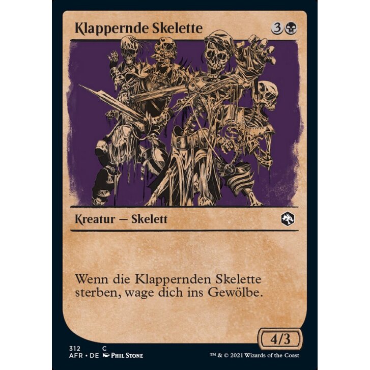 Klappernde Skelette