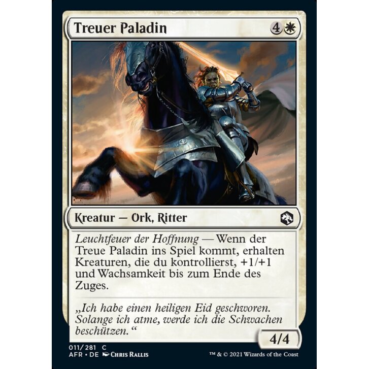 Treuer Paladin