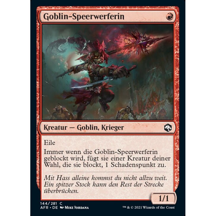 Goblin-Speerwerferin