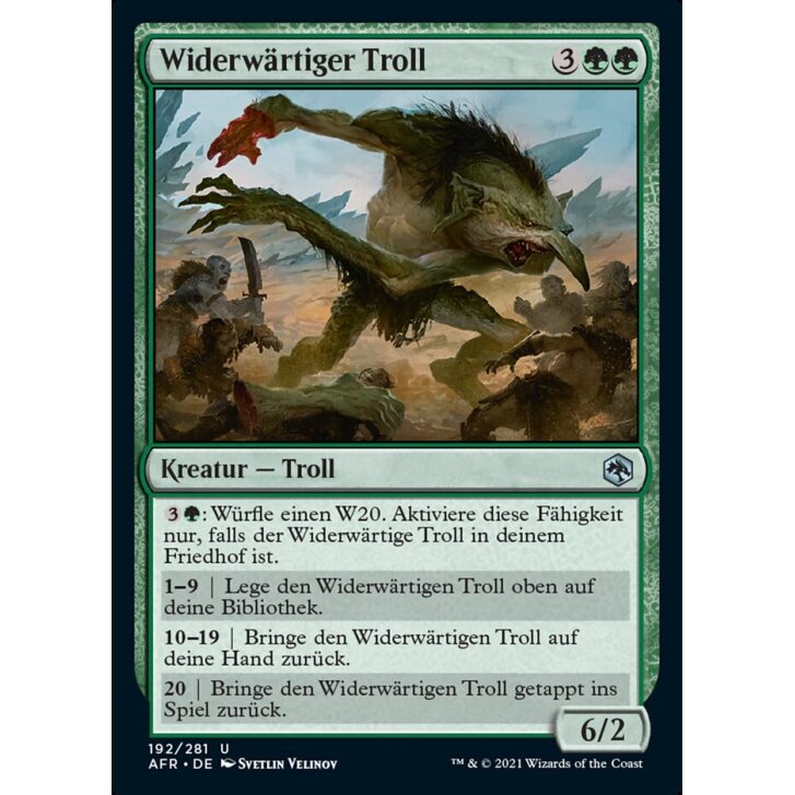 Widerwärtiger Troll