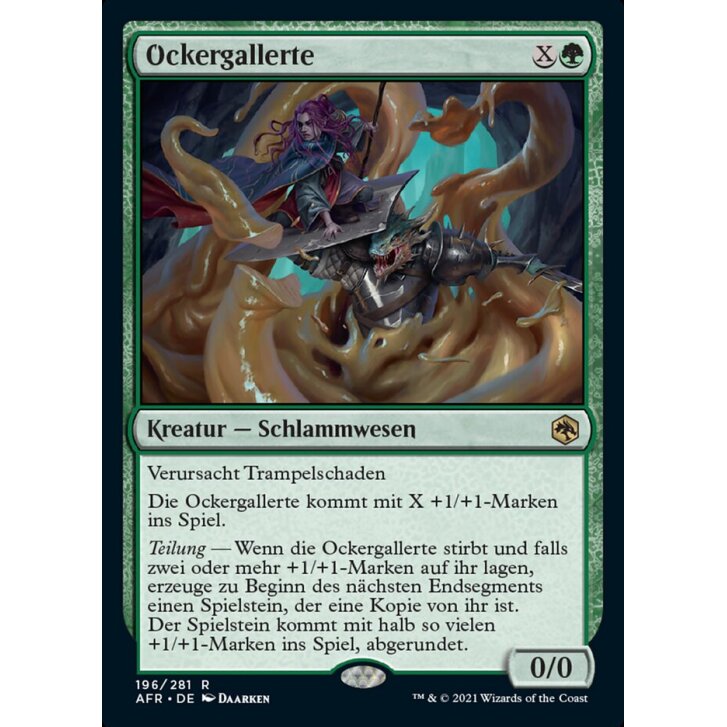 Ockergallerte