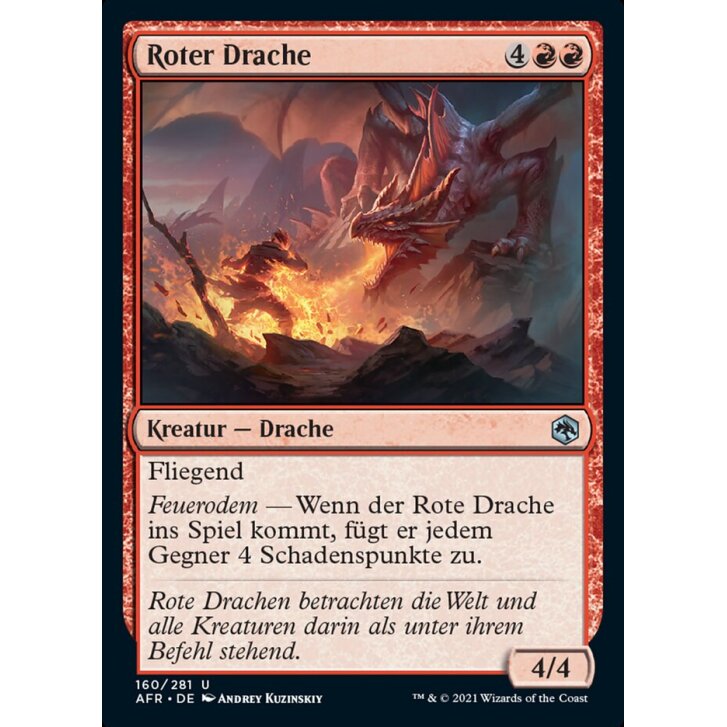 Roter Drache