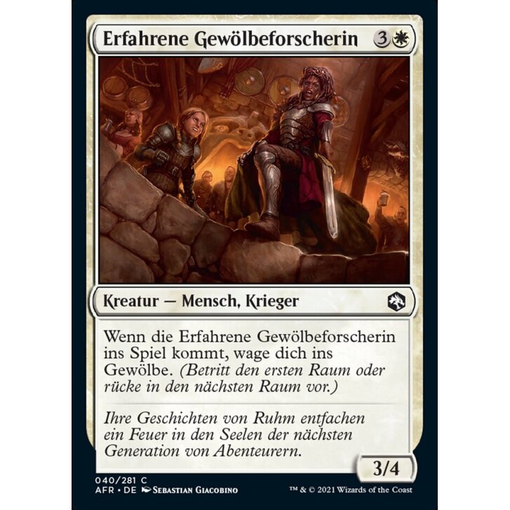 Erfahrene Gewölbeforscherin