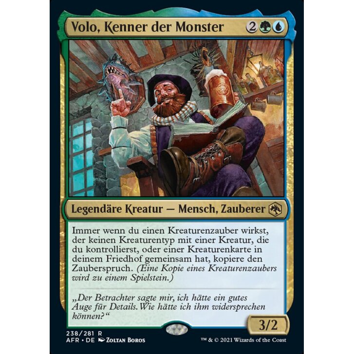 Volo, Kenner der Monster