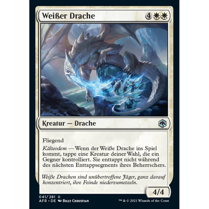 Weißer Drache